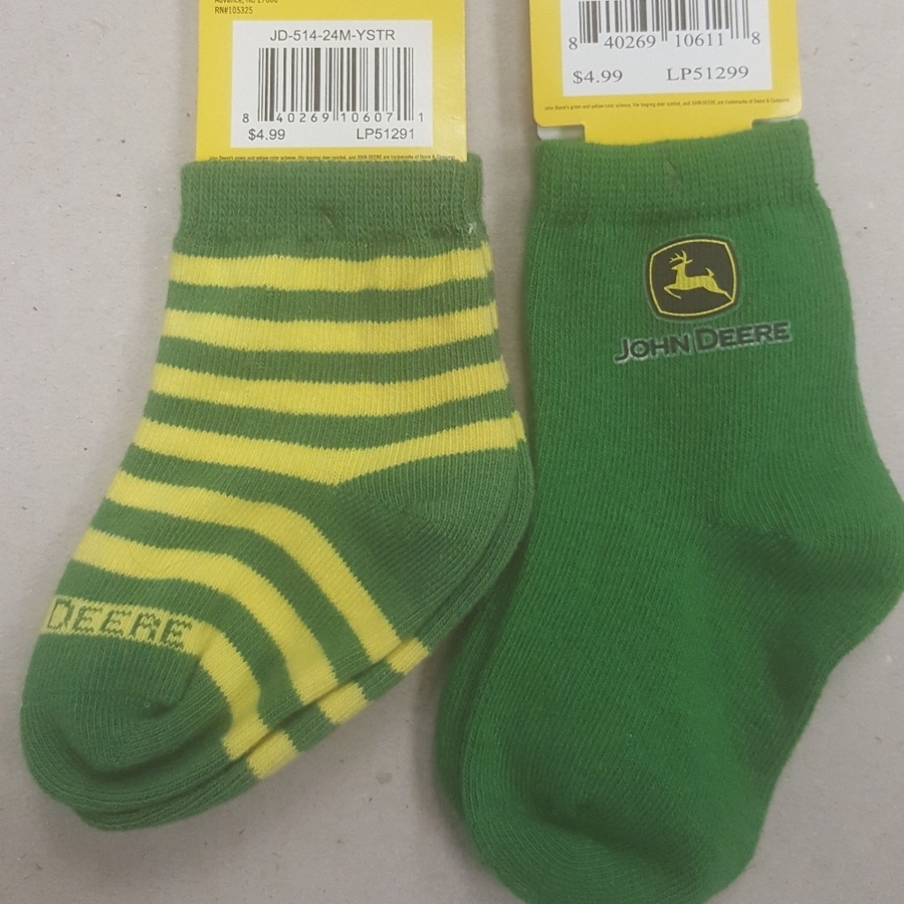 John Deere Kids Babies Socks